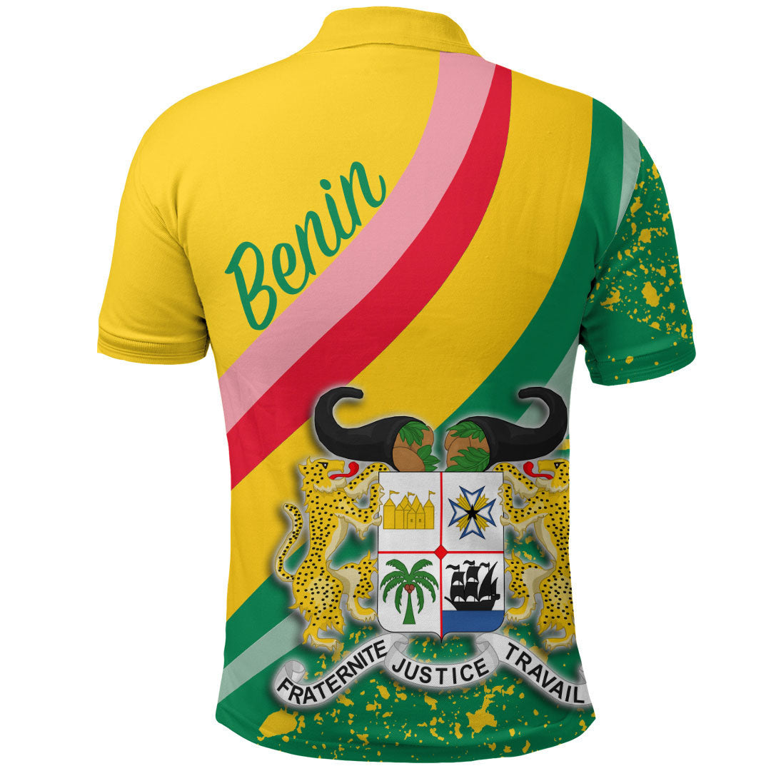 Benin Special Flag Polo Shirt