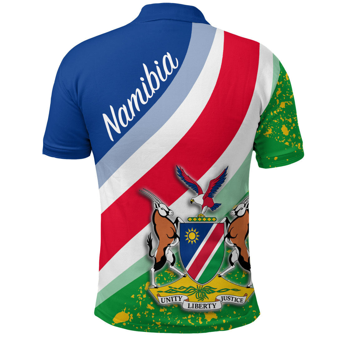 Namibia Special Flag Polo Shirt