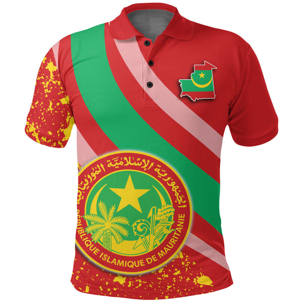 Mauritania Special Flag Polo Shirt