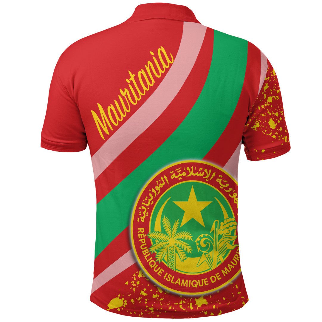 Mauritania Special Flag Polo Shirt