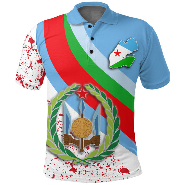 Djibouti Special Flag Polo Shirt