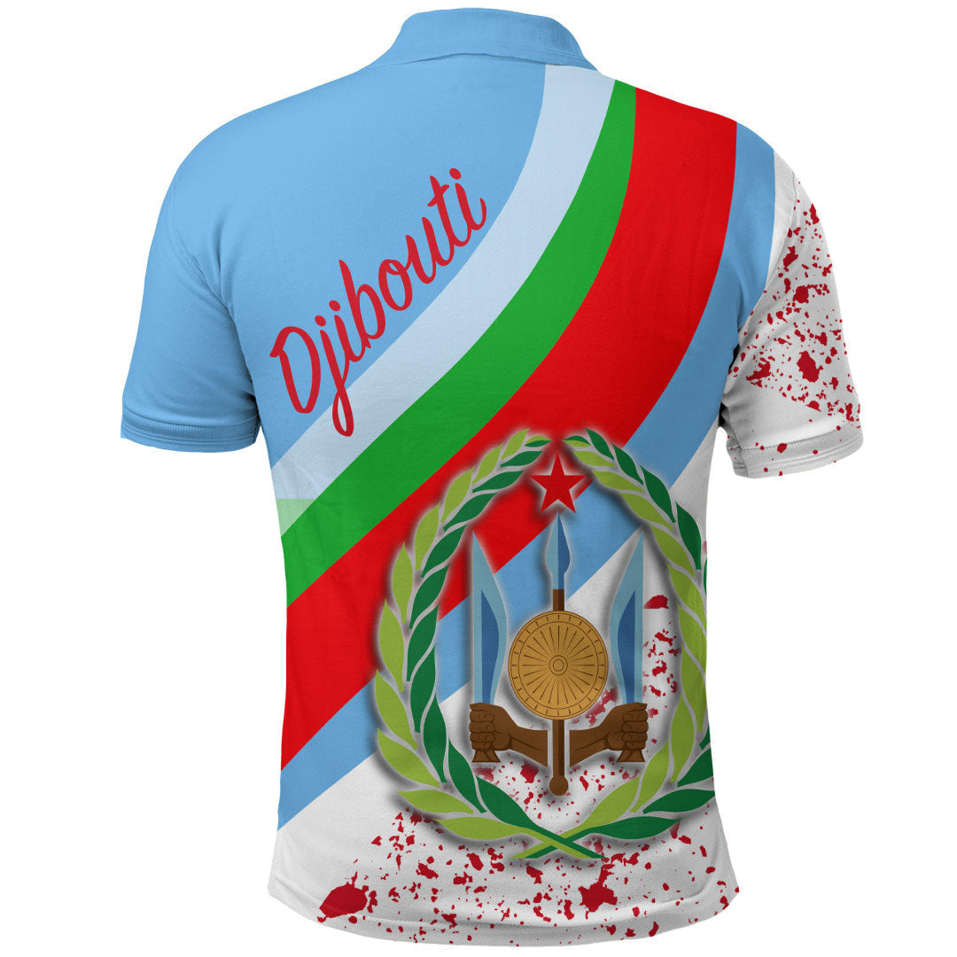 Djibouti Special Flag Polo Shirt