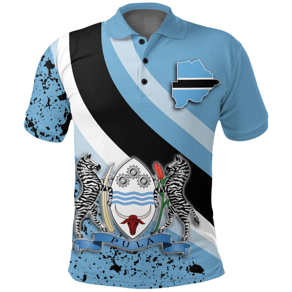 Botswana Special Flag Polo Shirt