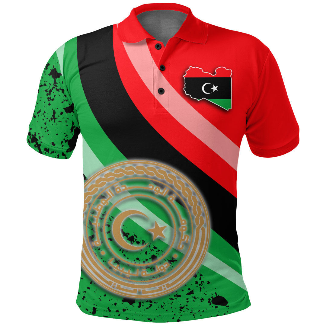 Libya Special Flag Polo Shirt