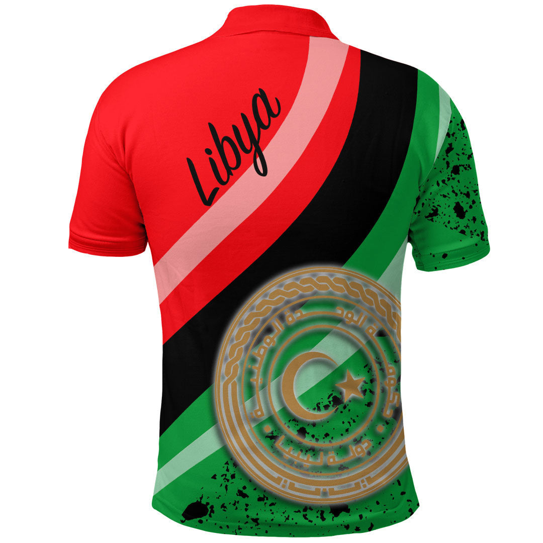 Libya Special Flag Polo Shirt