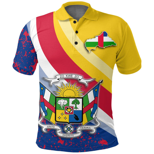 Central African Republic Special Flag Polo Shirt