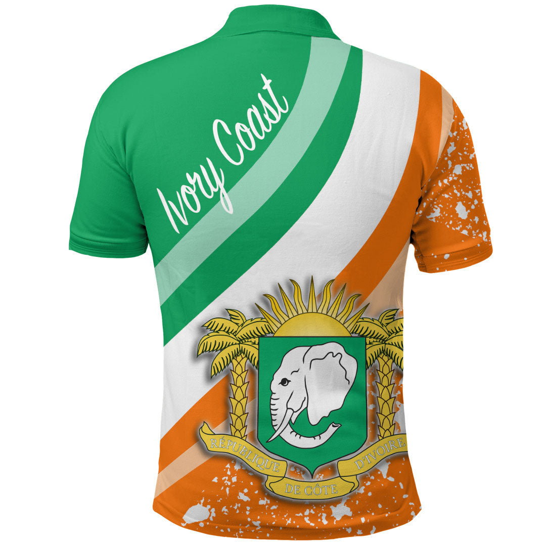 Ivory Coast Special Flag Polo Shirt