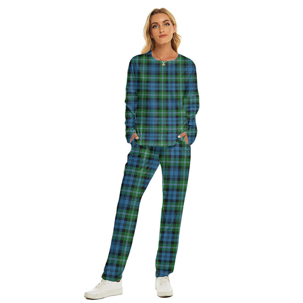 Lyon Tartan Plaid Tartan Plaid Women's Pajama Suit