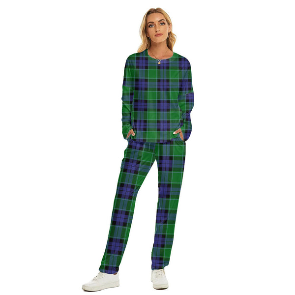 Graham of Menteith Modern Tartan Plaid Women's Pajama Suit
