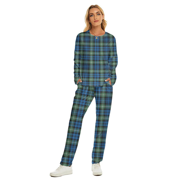 Lamont Ancient Tartan Plaid Women's Pajama Suit