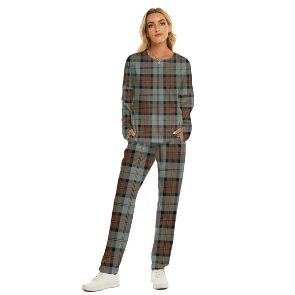 MacLeod of Harris Weathered Tartan Plaid Women's Pajama Suit