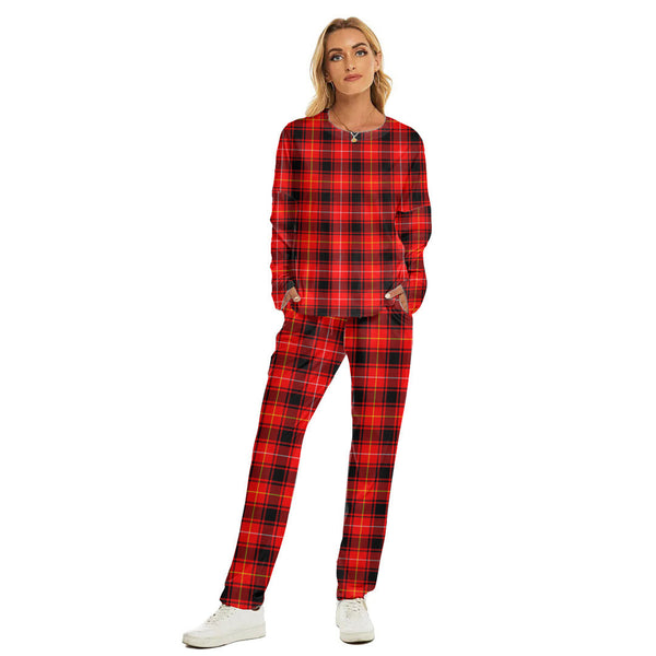 MacIver Modern Tartan Plaid Women's Pajama Suit