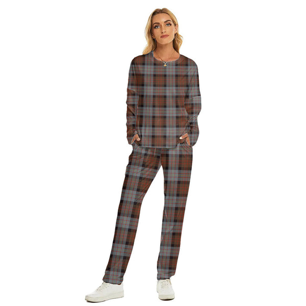 Cameron of Erracht Weathered Tartan Plaid Women's Pajama Suit