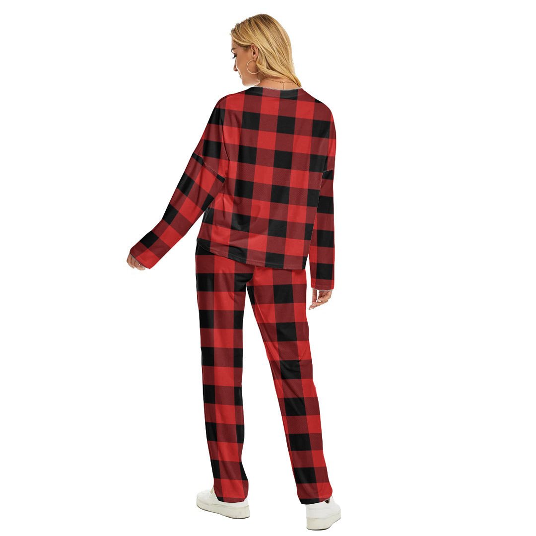 Rob Roy MacGregor Modern Tartan Plaid Women's Pajama Suit