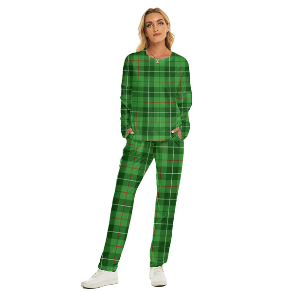 Galloway District Tartan Plaid Women's Pajama Suit