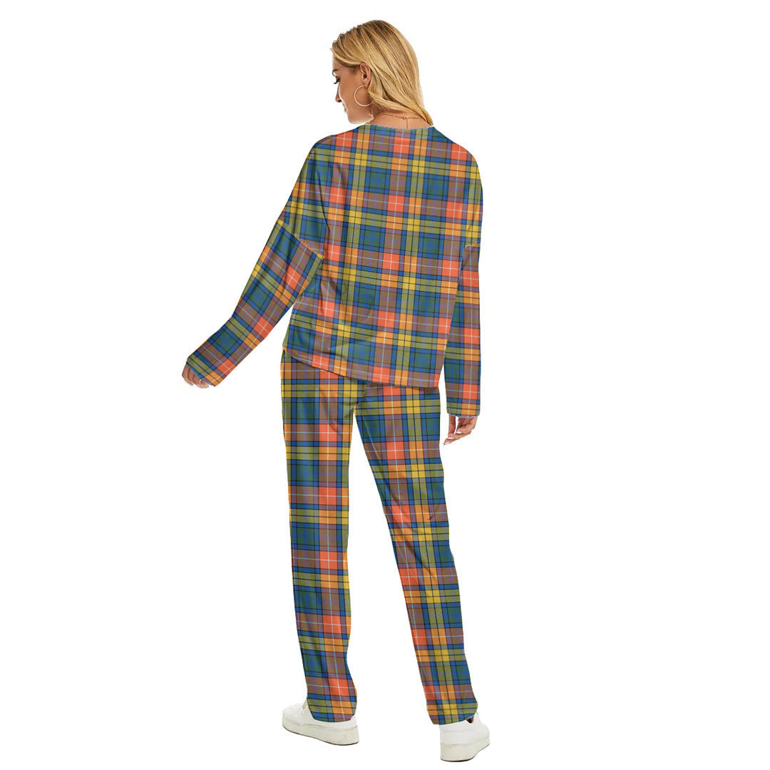 Buchanan Ancient Tartan Plaid Women's Pajama Suit