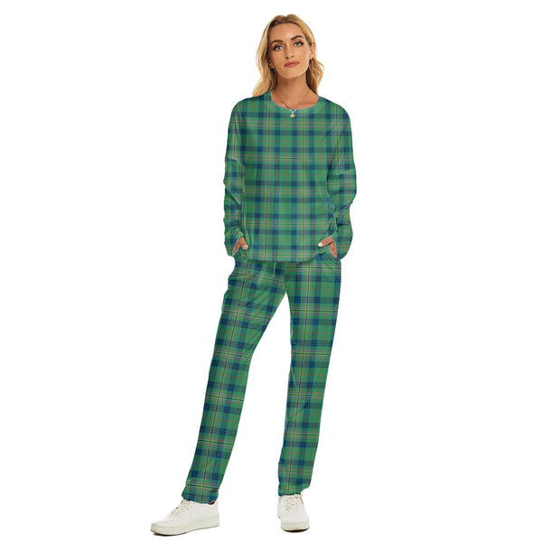 Kennedy Ancient Tartan Plaid Women's Pajama Suit
