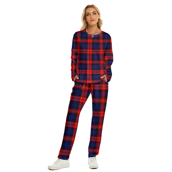 MacLachlan Modern Tartan Plaid Women's Pajama Suit