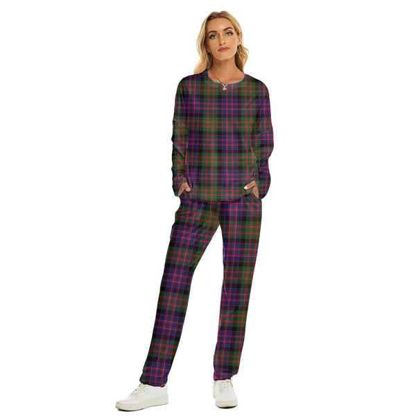 MacDonald Modern Tartan Plaid Women's Pajama Suit