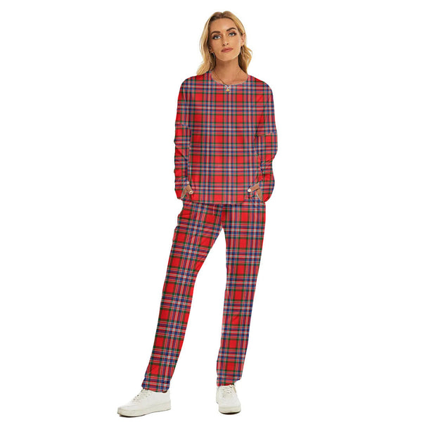 MacFarlane Modern Tartan Plaid Women's Pajama Suit