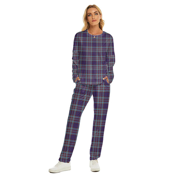 RCAF Tartan Plaid Women's Pajama Suit