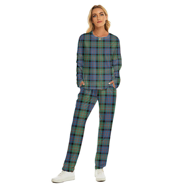 MacDonnell of Glengarry Ancient Tartan Plaid Women's Pajama Suit
