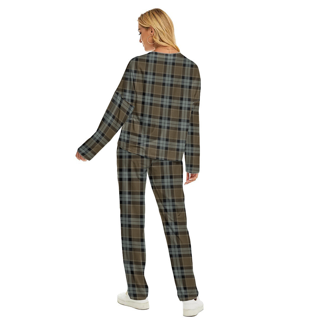 Graham of Menteith Weathered Tartan Plaid Women's Pajama Suit