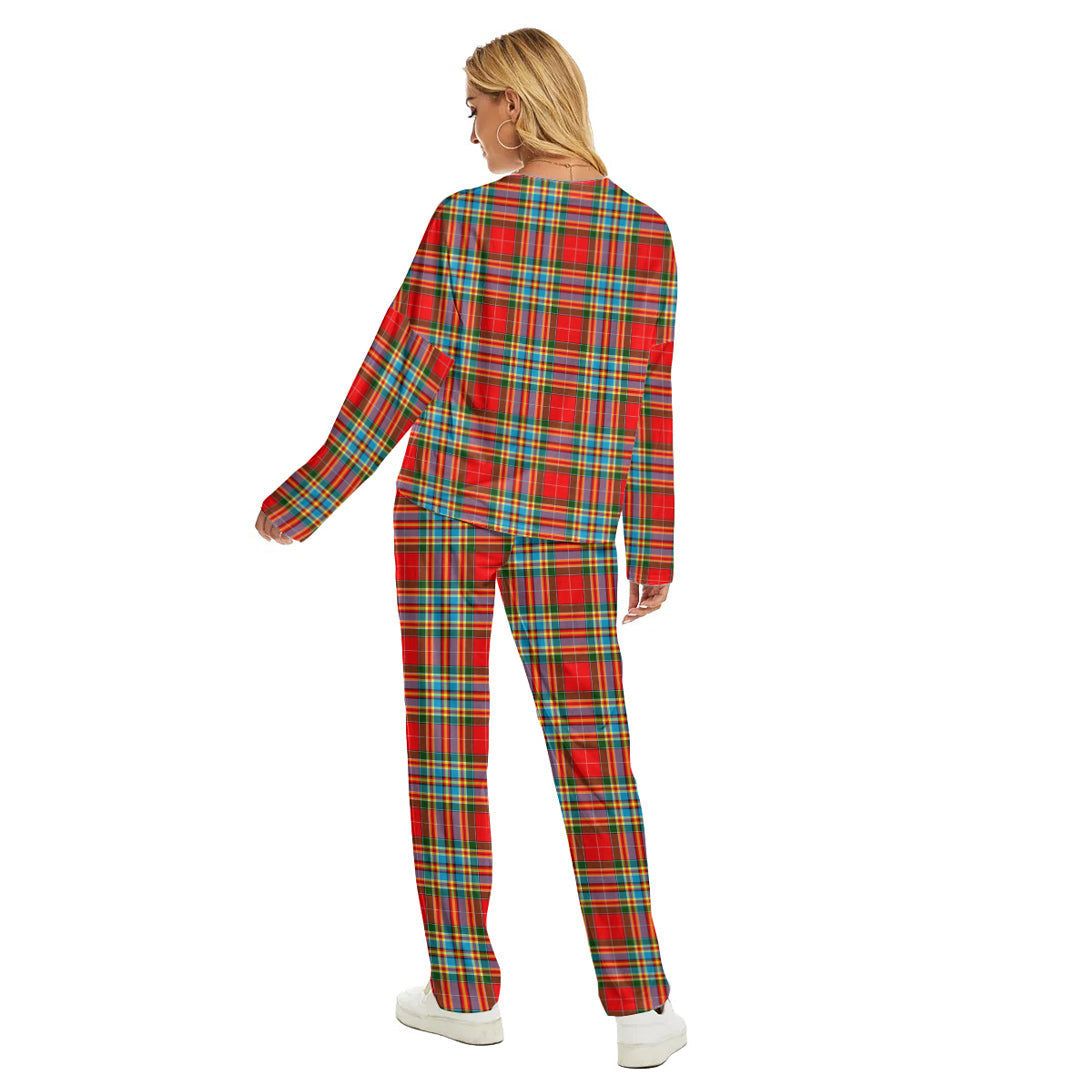 Chattan Tartan Plaid Women's Pajama Suit