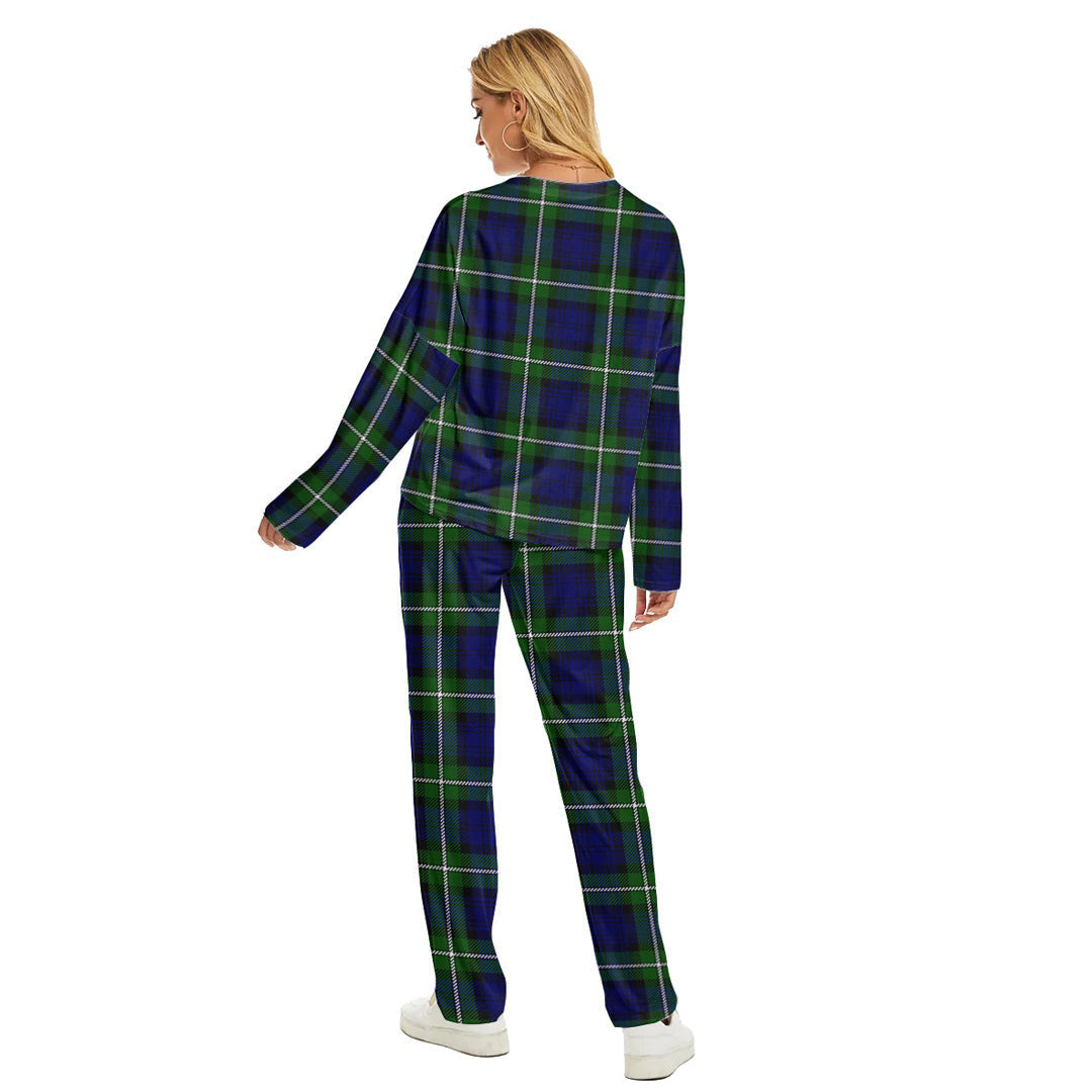 Forbes Modern Tartan Plaid Women's Pajama Suit