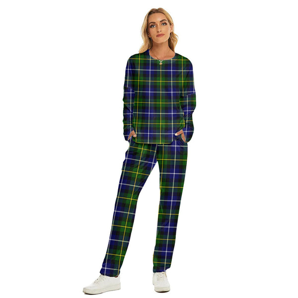 MacNeill of Barra Modern Tartan Plaid Women's Pajama Suit