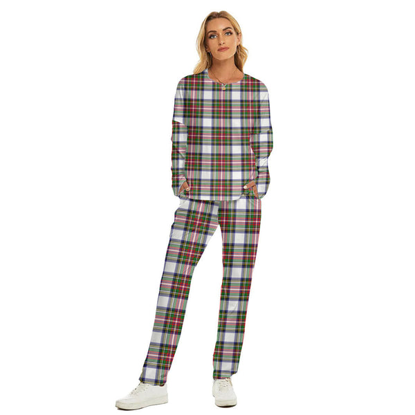 Stewart Dress Modern Tartan Plaid Women's Pajama Suit