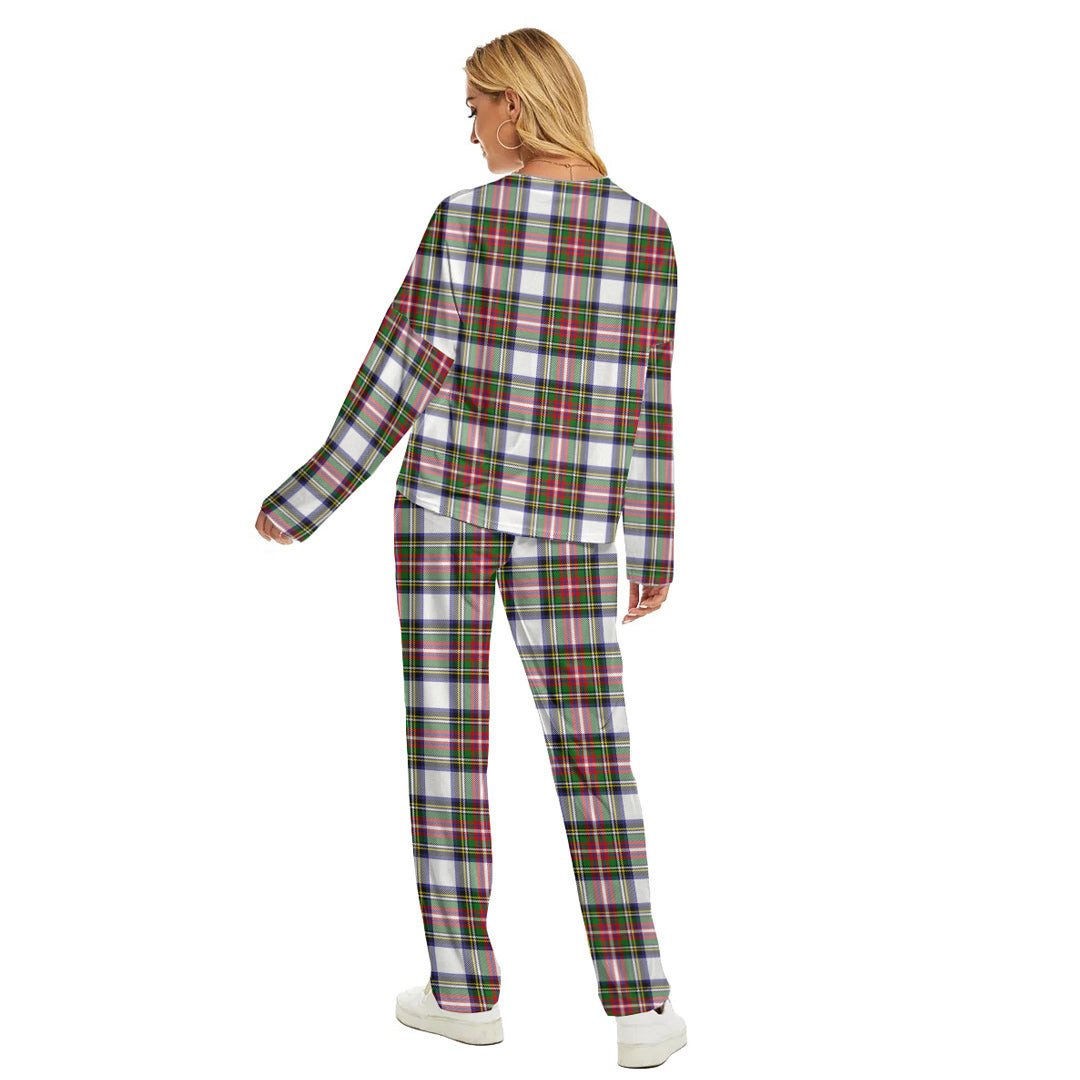 Stewart Dress Modern Tartan Plaid Women's Pajama Suit