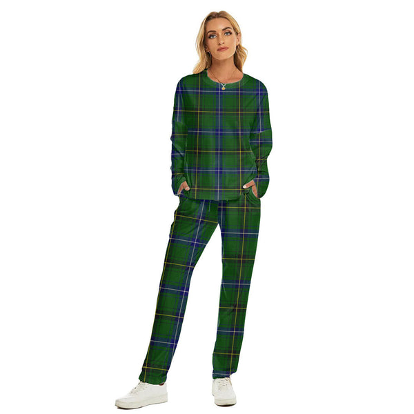 Henderson Modern Tartan Plaid Women's Pajama Suit