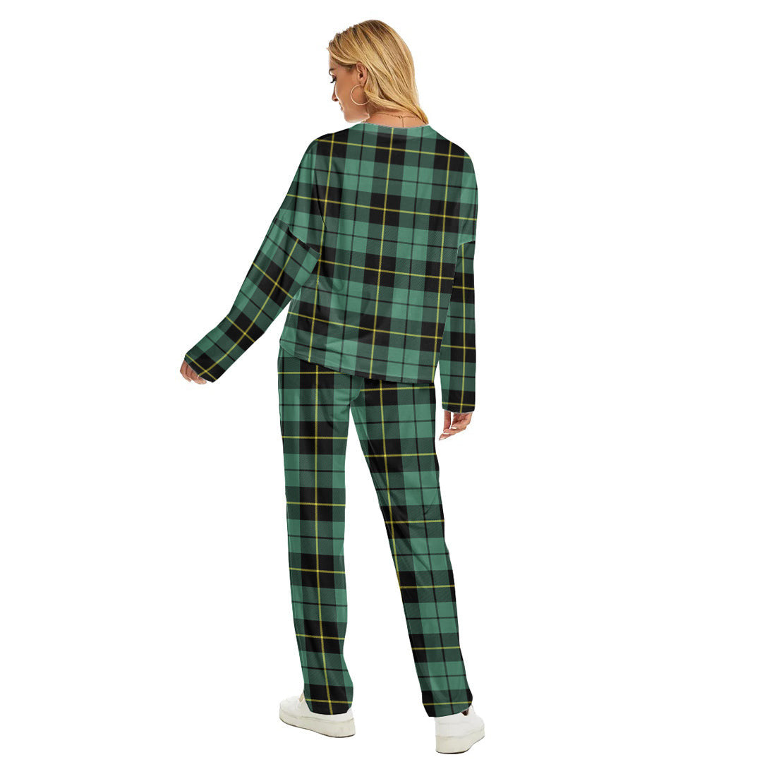 Wallace Hunting Ancient Tartan Plaid Women's Pajama Suit