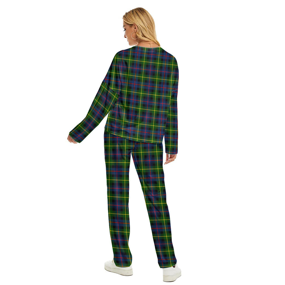 Farquharson Modern Tartan Plaid Women's Pajama Suit