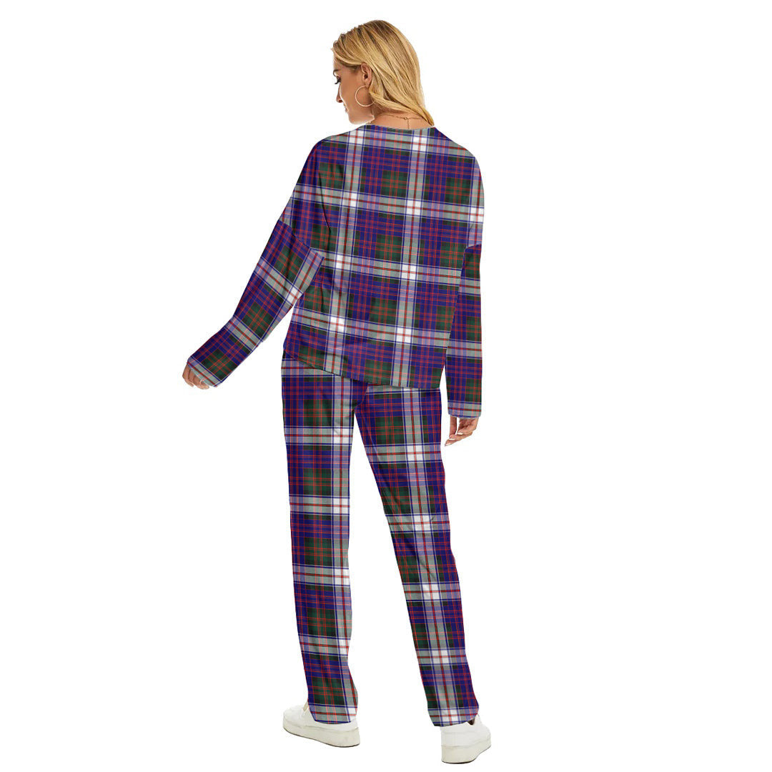 MacDonald Dress Modern Tartan Plaid Women's Pajama Suit