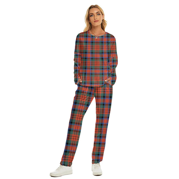 MacDuff Ancient Tartan Plaid Women's Pajama Suit