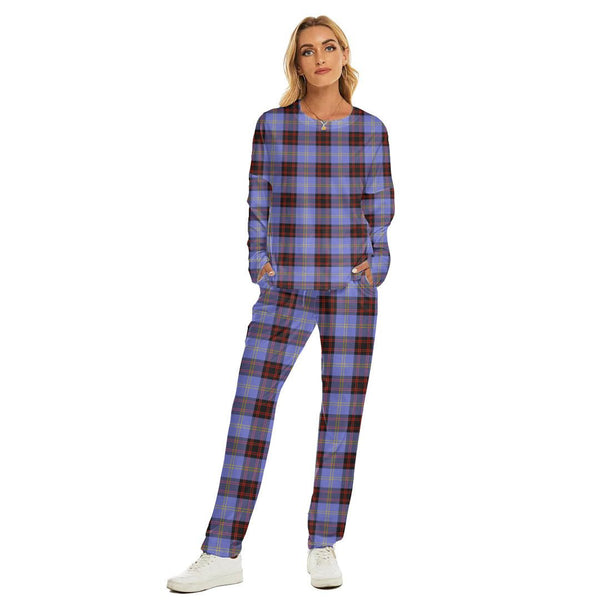 Rutherford Tartan Plaid Women's Pajama Suit