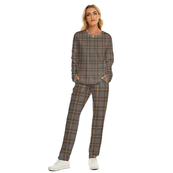 MacIntyre Hunting Weathered Tartan Plaid Women's Pajama Suit