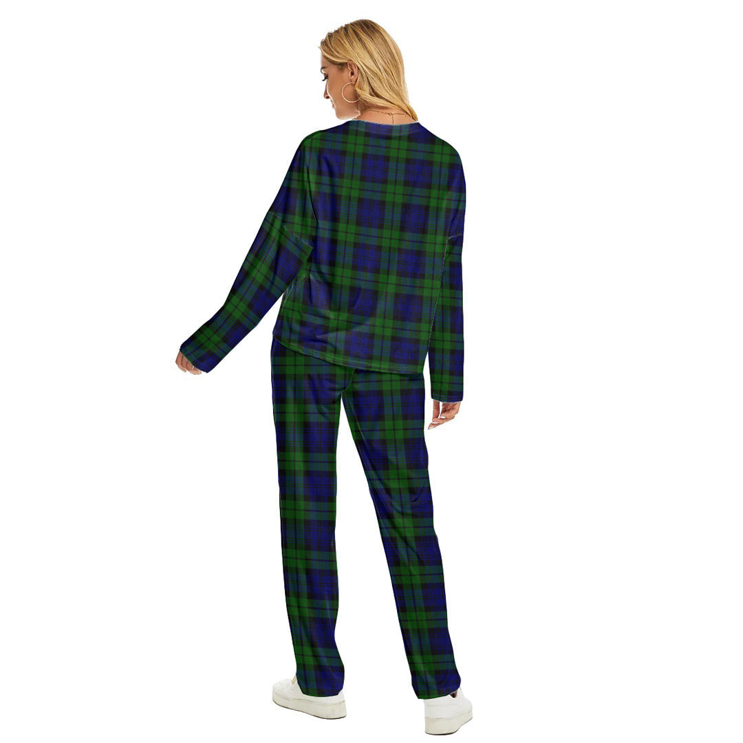 Campbell Modern Tartan Plaid Women's Pajama Suit