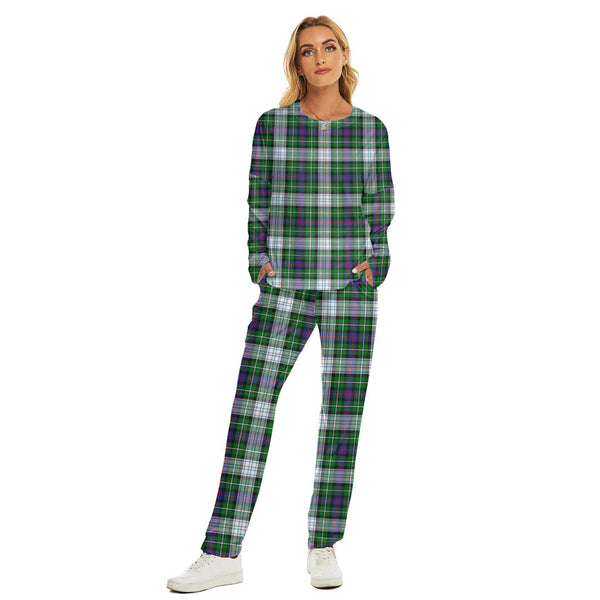 MacKenzie Dress Modern Tartan Plaid Women's Pajama Suit
