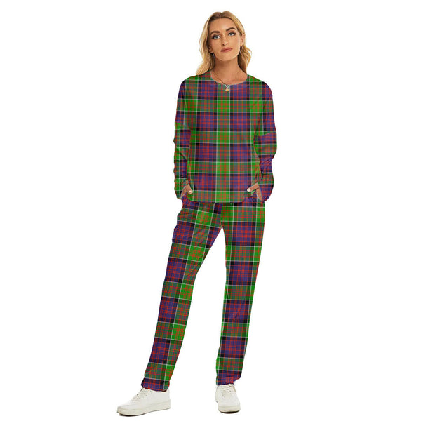 MacDonald of Clanranald Tartan Plaid Women's Pajama Suit