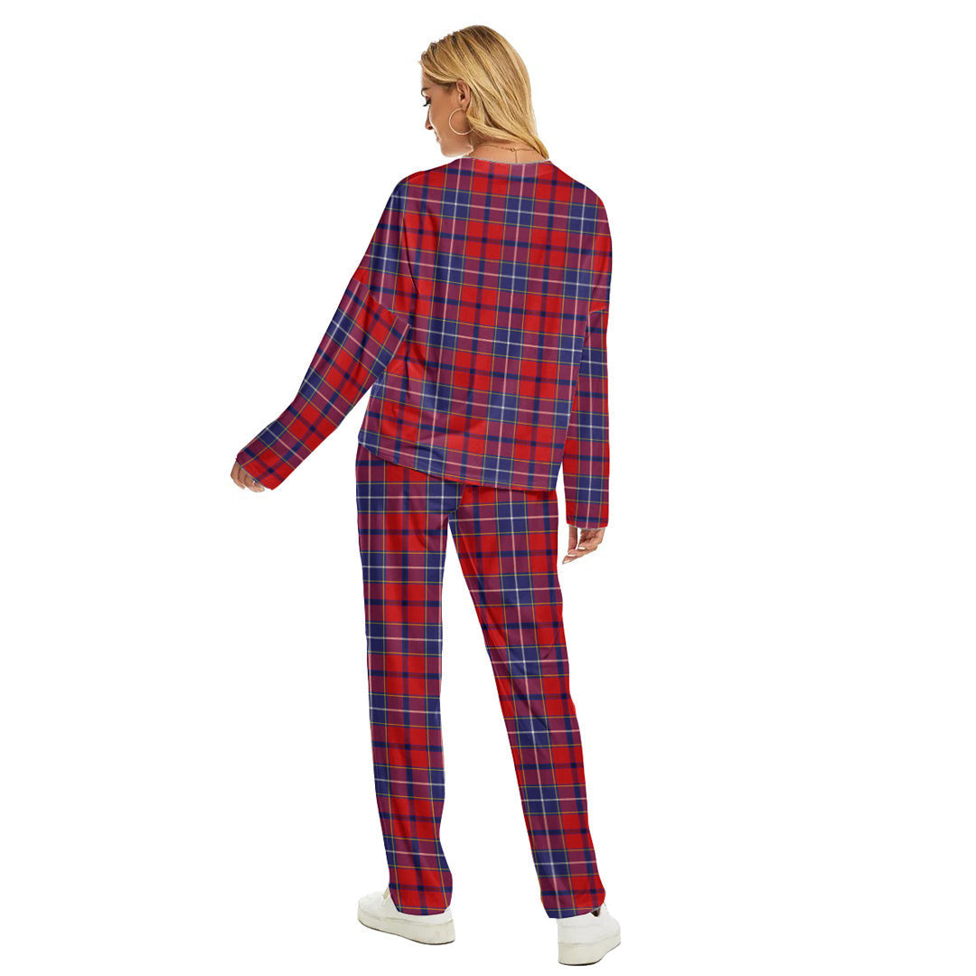 Wishart Dress Tartan Plaid Women's Pajama Suit