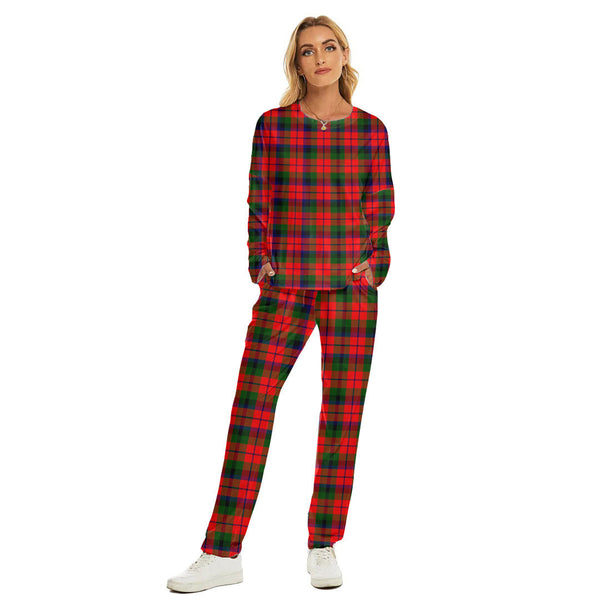 MacNaughton Modern Tartan Plaid Women's Pajama Suit