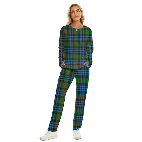 Newlands of Lauriston Tartan Plaid Women's Pajama Suit