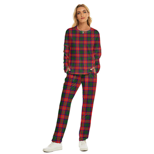 Roxburgh District Tartan Plaid Women's Pajama Suit