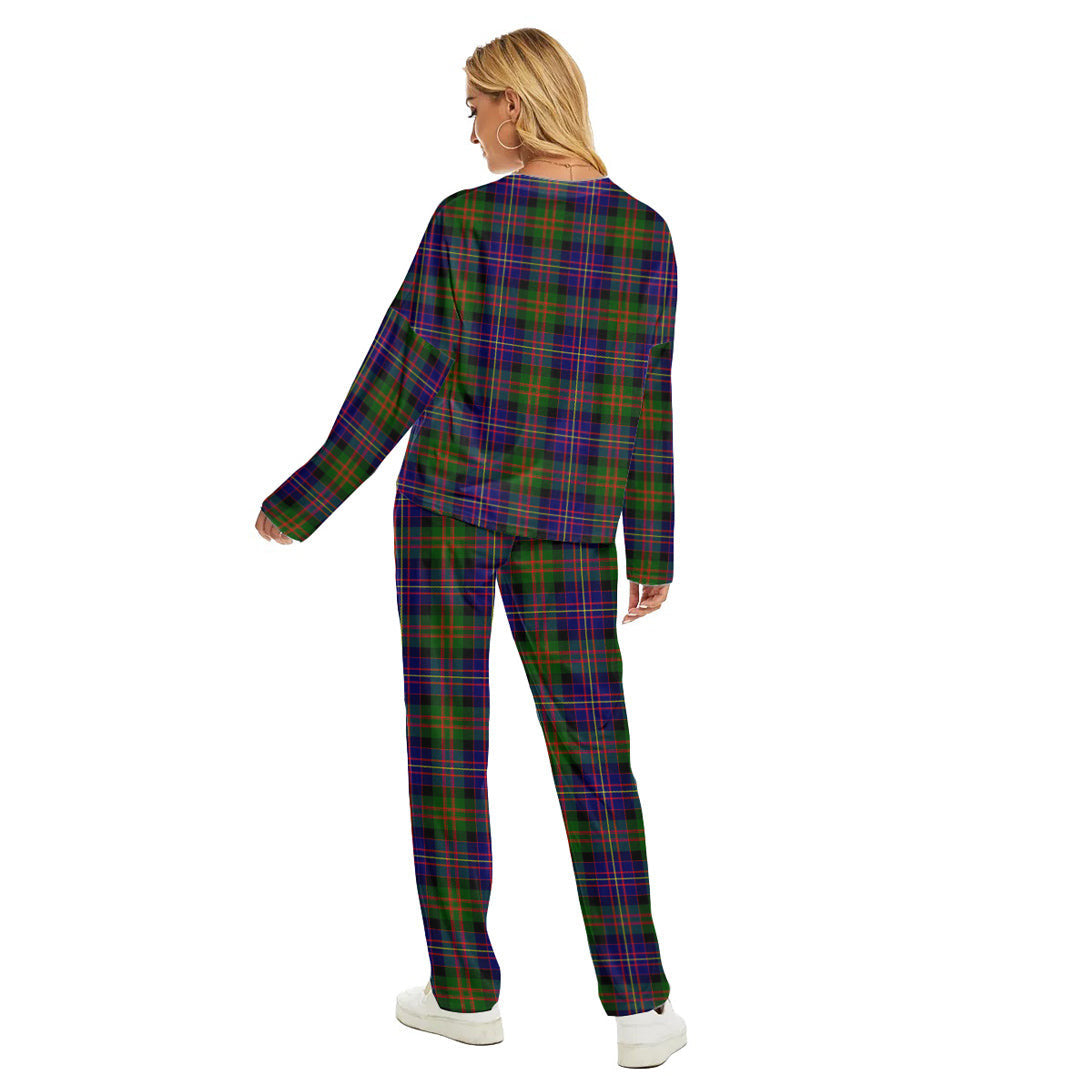 Cameron of Erracht Modern Tartan Plaid Women's Pajama Suit