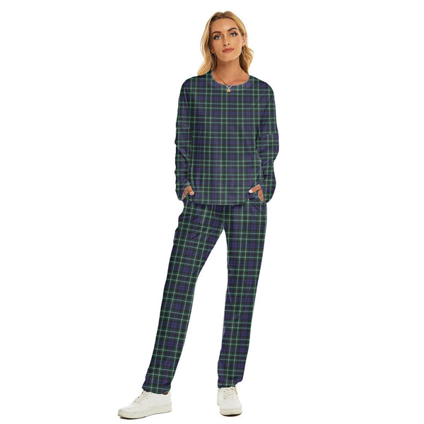 Graham of Montrose Modern Tartan Plaid Women's Pajama Suit