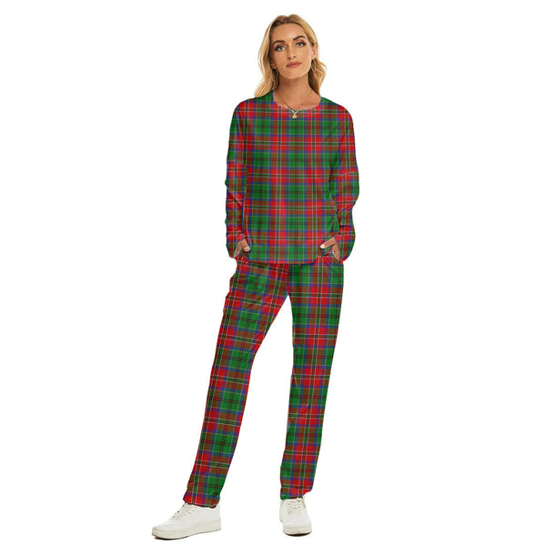 McCulloch Tartan Plaid Women's Pajama Suit