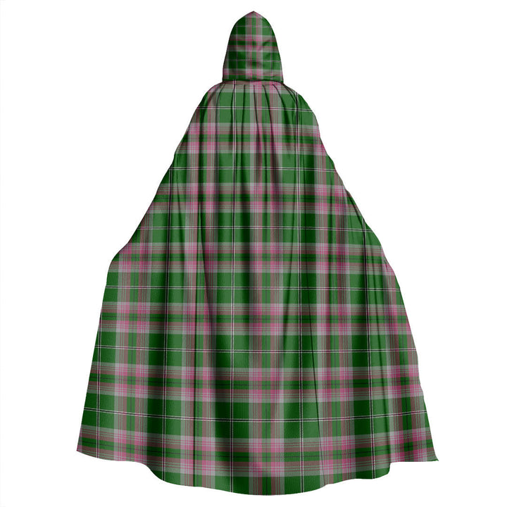 Gray Hunting Tartan Plaid Hooded Cloak